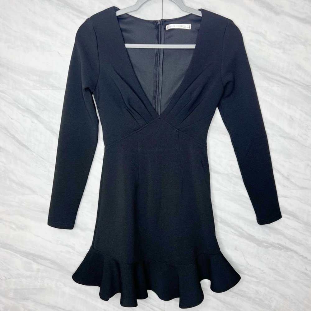 Saint + Secrets Little Mini Black Dress XS